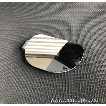 Aspherical wing mirror glass